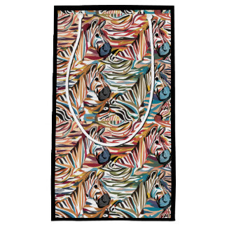 Coola Roligt Färgfylld Zebra tryck Abstrakt