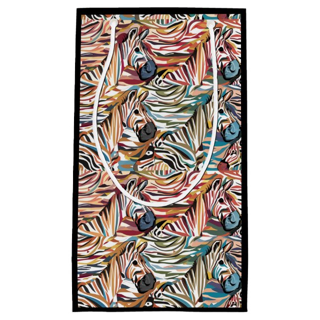 Coola Roligt Färgfylld Zebra tryck Abstrakt  (Framsidan)