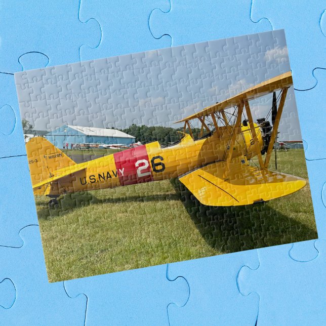 Coola Roligt Flygplansfoto, pilotfamilj, luftfart Pussel (Skapare uppladdad)