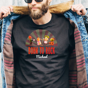 Coola roligt födelsedagspresent t-shirt sten-bande