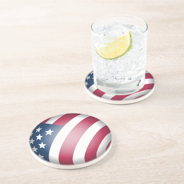 Coola, Roligt Patriotic United States Flagga Underlägg (Sidan)