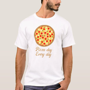 Coola-roligt-pizza varje dag Din anpassningsbar T Shirt
