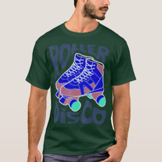 Coola Roller Disco Birthday Gift För manar och T Shirt