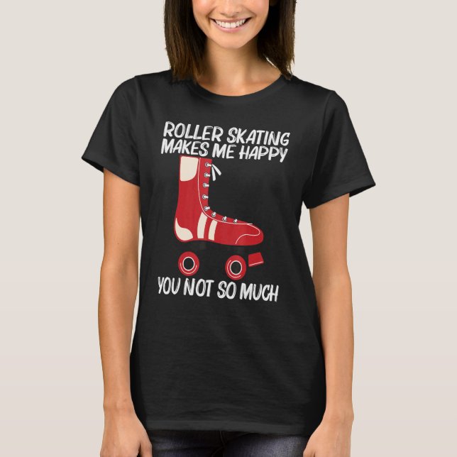 Coola Roller Skatt För manar kvinnor Fritidsstudiu T Shirt (Framsida)