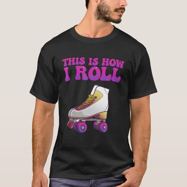Coola Roller Skatt För manar Women Girls Roller Sk T Shirt (Framsida)