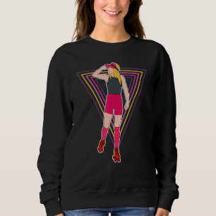Coola Roller Skatt för Women Girl Rollerskate Rol T Shirt