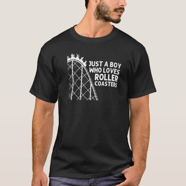 Coola Roller Underlägg för boys Kids Amusement Par T Shirt (Framsida)
