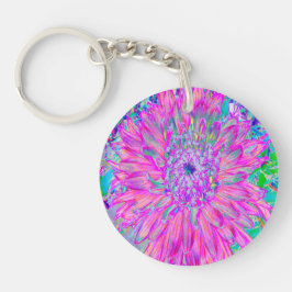 Coola Rosa Blue och Lila Artsy Dahlia Bloom