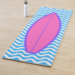 Coola Rosa Blue Vågar Surfing Yoga Mat