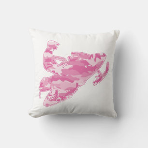 Coola Rosa Camouflage Snowmobile Kudde
