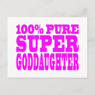 Coola Rosa Gifts 4 Goddaughters : Toppen Goddotter Vykort