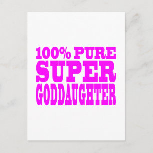 Coola Rosa Gifts 4 Goddaughters : Toppen Goddotter Vykort