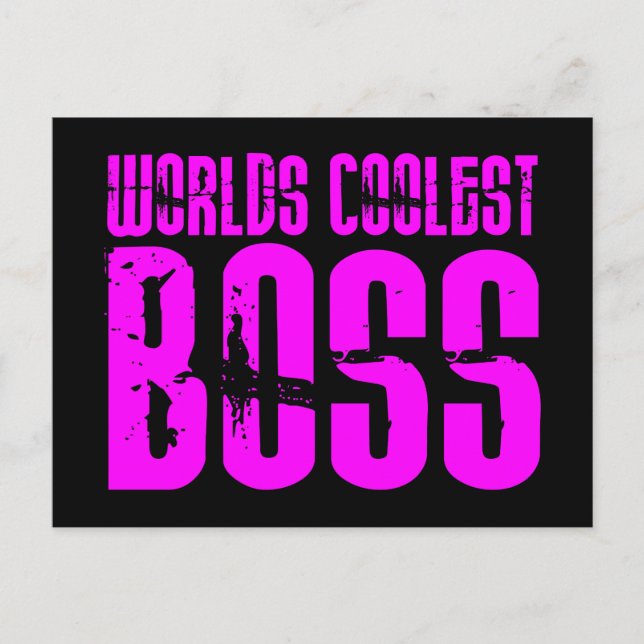 Coola Rosa Gifts for Chefer: World Coolest Chef Vykort (Framsida)