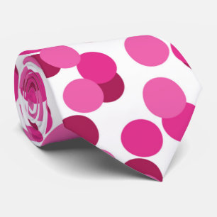 coola rosa konetti party mönster nacke slips