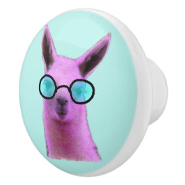 Coola Rosa Llama! Dörrknutor Knopp