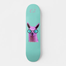 Coola Rosa Llama! Flinflip flops Skateboard Deck