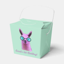 Coola Rosa Llama Gift Party Favor Boxes