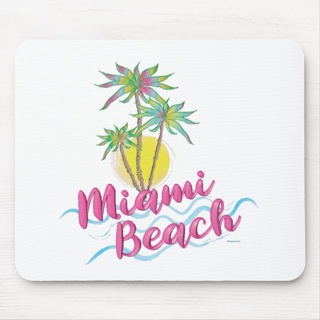Coola Rosa-Miami-Beach-Florida Graphic Musmatta (Framsidan)