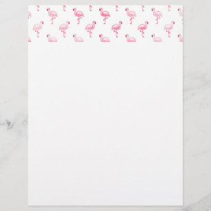 Coola Rosa Tropical Flamingo Möntern on White