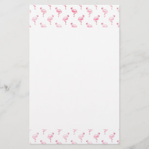Coola Rosa Tropical Flamingo Möntern on White
