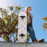 Coola Rosa Tropical Flamingo Möntern on White Mini Skateboard Bräda 18,5 Cm<br><div class="desc">Rosa Tropical Flamingo Pattern på vit bakgrund.Rosa Flamingo Bird Print ger en underbar gåva till en vild tropiska sommartid party.</div>