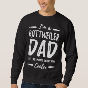 Coola Rottweiler Hund Pappa Hund Lång Ärmad Tröja