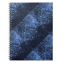 COOLA ROYAL BLUE BLACK GNISTRA GLITTER BAKGRUND P ANTECKNINGSBOK