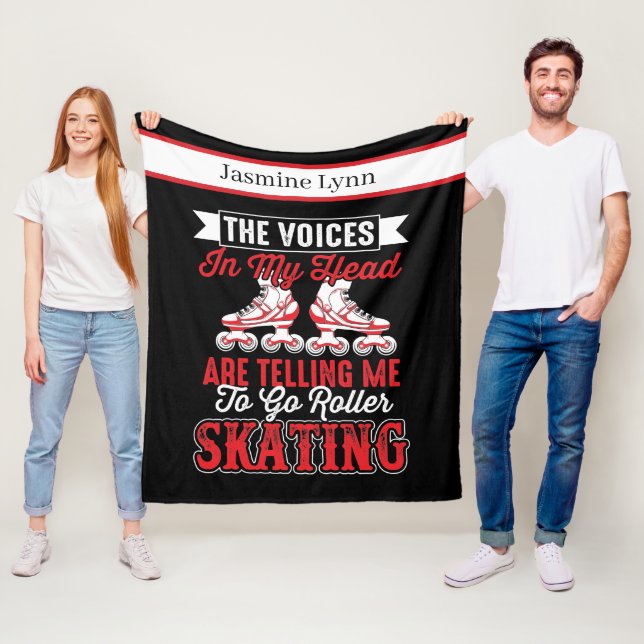 coola rullskridskor lägga till namn fleecefilt (På plats)