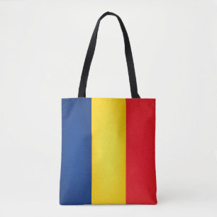 Coola Rumänien Flagga Mode Tygkasse