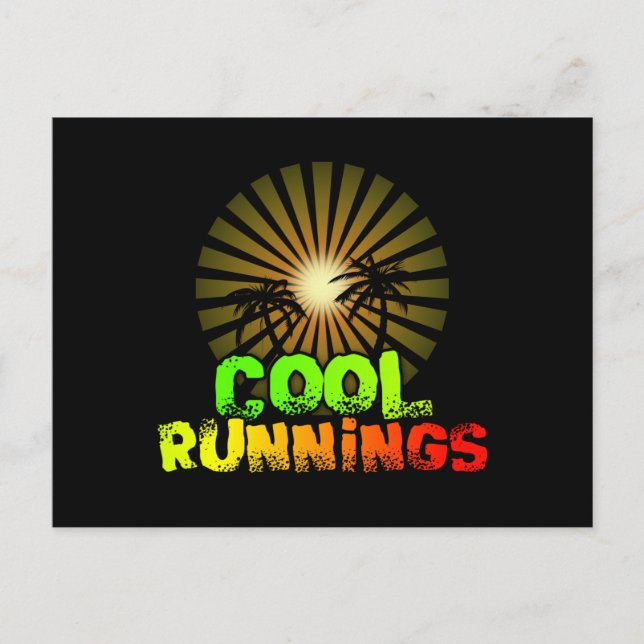 Coola runnings Jamaica Vykort (Framsida)
