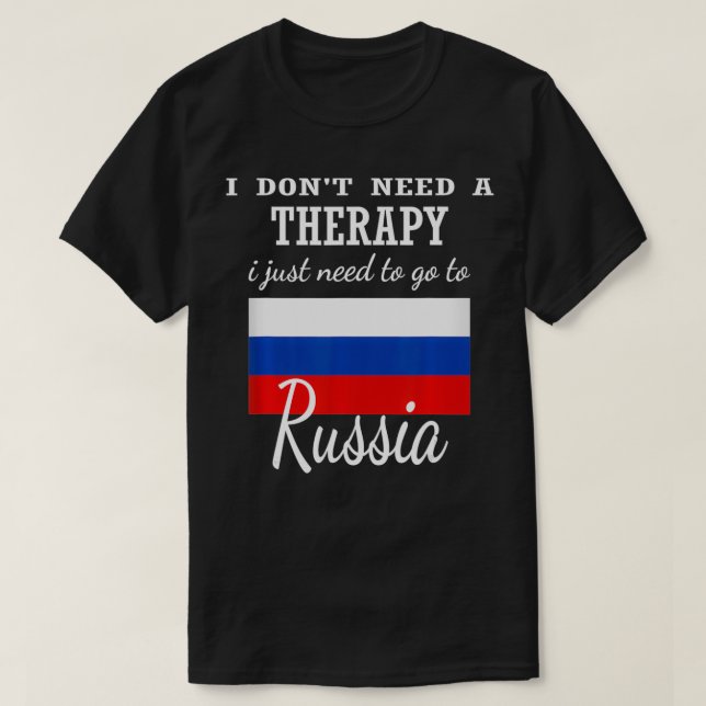 Coola Russian Gift Ryssland T Shirt (Design framsida)