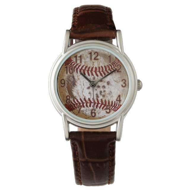 Coola Rustic BASEBALL Watch i många Stilar Armbandsur (Framsida)