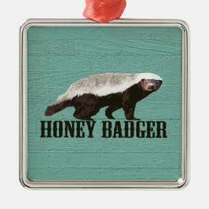 Coola Rustic Honey badger Julgransprydnad Metall