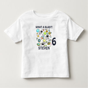 Coola Rymden Astronauter & Rockets födelsedag T Shirt