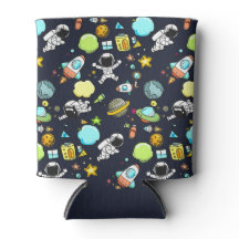 Coola Rymden Tema - Astronauter & Rocket-Fraktaser