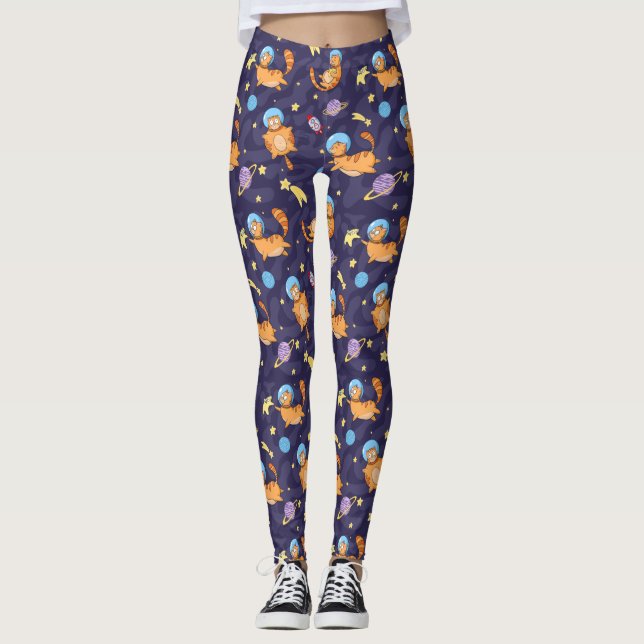 Coola Rymdmattor Leggings (Framsida)
