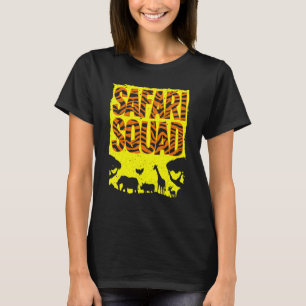 Coola Safari Squad För manar Women Wildlife Animal T Shirt