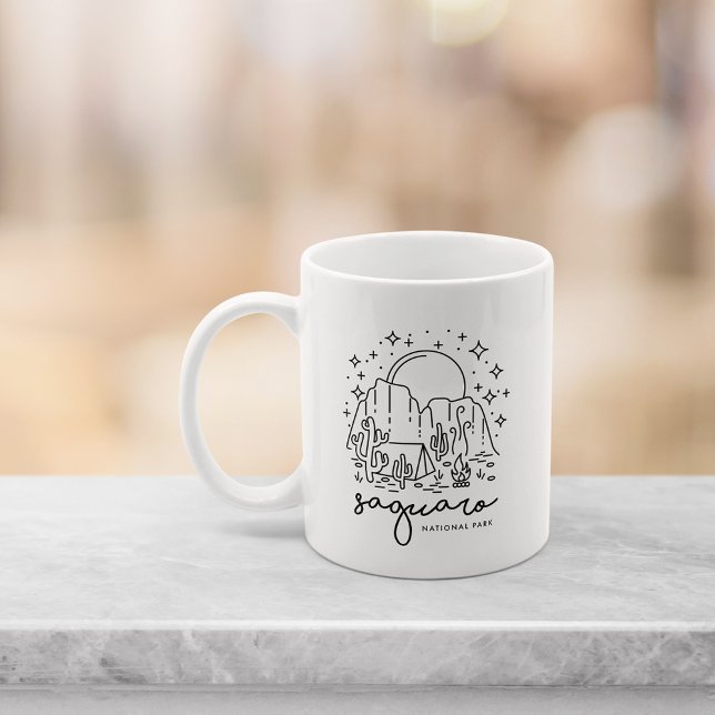 Coola Saguaro nationalpark Souvenir Kaffemugg (Skapare uppladdad)