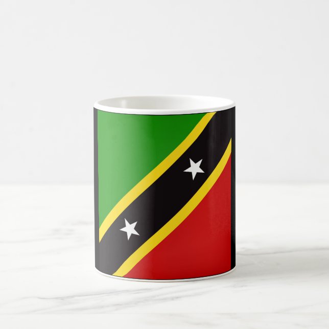 Coola Saint Kitts och Nevis Flagga Kaffemugg (Center)