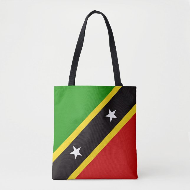 Coola Saint Kitts och Nevis Flagga Mode Tygkasse (Framsida)