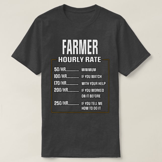 Coola Salary Farmer Sayed Farmer T Shirt (Design framsida)