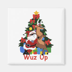 Coola Santa and Reindeer Magnet