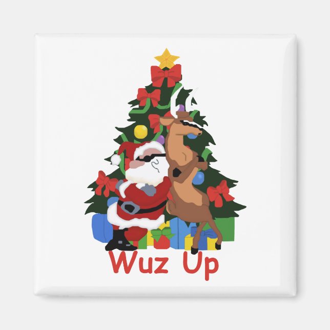 Coola Santa and Reindeer Magnet (Framsidan)