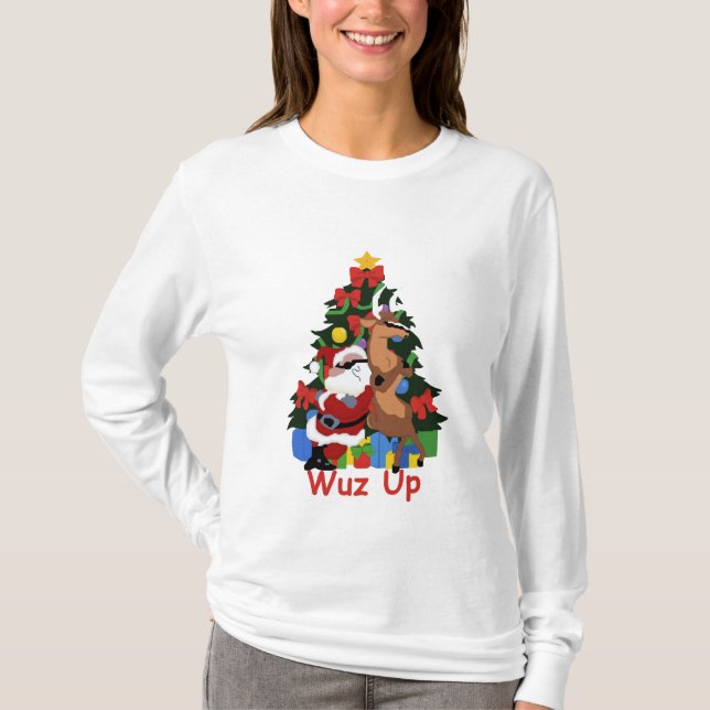 Coola Santa and Reindeer Tee (Framsida)
