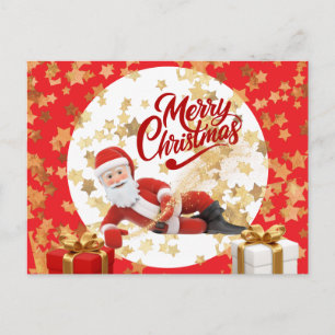 Coola Santa Claus-helgen på julen 🎅 Helg Vykort