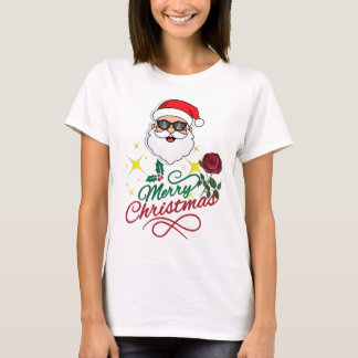 Coola Santa God jul med Ro & Holly T Shirt