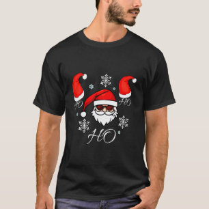 Coola Santa Ho Ho Ho T-Shirt Festive jul