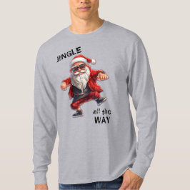 Coola Santa Jingle hela vägen Helgdag T Shirt