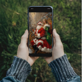 Coola Santa och Elf Poster