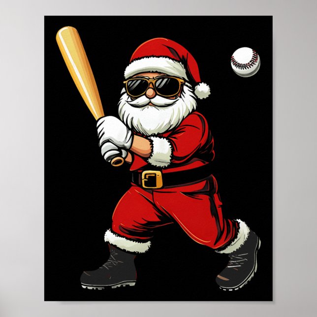 Coola Santa Pay Baseball jul Baseball Manar Poster (Framsidan)